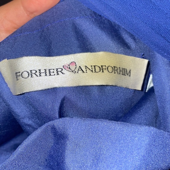 Navy 1 Shoulder Bridesmaid Dress w/ Custom Details - Picture 5 of 5